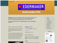 Tablet Screenshot of kedermakerusa.com